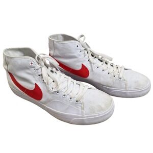 Nike Vintage SB BLZR Court Mid White Sneakers Mens Lace Up Shoes DC8901101 Sz 12